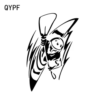 QYPF 10.5*15.9 CM Módne Kanoistika Dekor Auto Nálepky Vinyl Extrémne Pohyb Vysokej Kvality Siluetu C16-1191