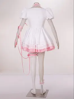 (QYY-017) Cardcaptor Sakura Jednotné Sakura Kinomoto Biela Lolita Šaty Anime Cosplay Kostým