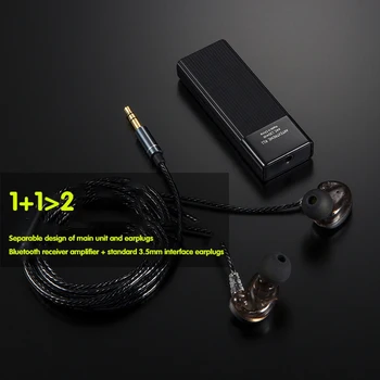 R12 Slúchadlový Zosilňovač Bluetooth 5.0 CSR DAC Amp USB Zvuková Karta High Power pre Telefóny MP4 Počítačov, herných Konzol o