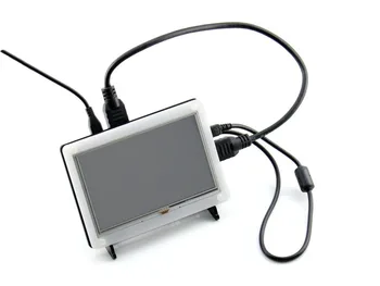 Raspberry Pi 3 Model B+, Tretej Generácie Pi + Development Kit, 5inch HDMI LCD (B), Bikolor prípade, 16 GB Micro SD kartu