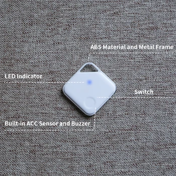 Realtime Deti, Domáce Zvieratá Užitočné Proti Strate Smart Tag Alarm Keychain Vyhľadajte Bluetooth Tracker Key Finder S Led Svetlom