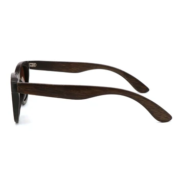 Retro brownl bambusu slnečné okuliare ženy polarizované hnedé okuliare dreva, bambusové UV400 okuliare oculos de sol feminino