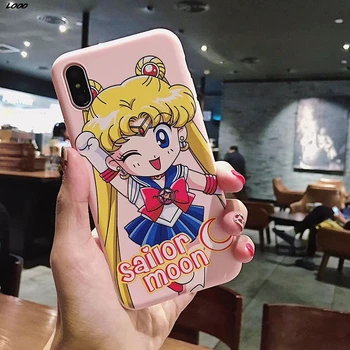 Roztomilý Sailor Moon Tlač Mäkké TPU púzdra Pre iPhone 5 5S SE 6S 8 7 6 S Plus, 11Pro, Funda Coque Pre iPhone 11 Pro XS Max XR X Telefón