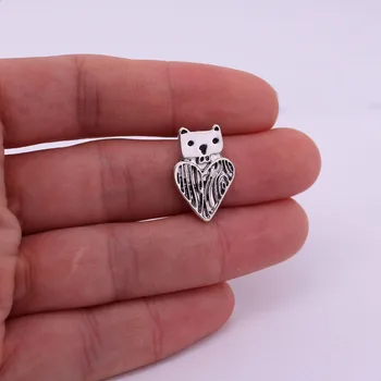 Roztomilý bobra prívesok náhrdelník bobra srdce náhrdelníky darček šperky