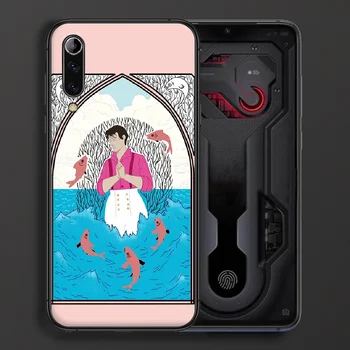 Roztomilý ružový Harry Styles Cartoon Telefón puzdro Pre Xiao Mi na Vedomie, 10 A3 9 MAX 3 A2 8 9 Lite Pro Ultra black Bunky Maľovanie Etui Celkom