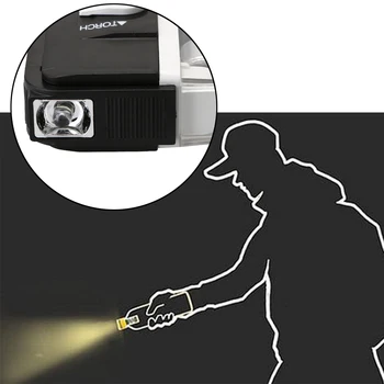 Ručné UV Led Svetlo, Pochodeň Lampa Užitočné Bankoviek Detektor Falšovaných Meny Peňazí Detektor 2v1 Čistý Domov Ochranné Zdravie