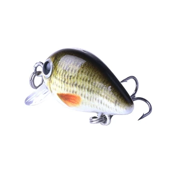 Rybárske Návnad Nastaviť Realisticky Basy Láka Crankbait Pomalé Potopenie Ťažké Nalákať 3D Oči Rybárske Náčinie 2.7 cm 1,5 g T8NC