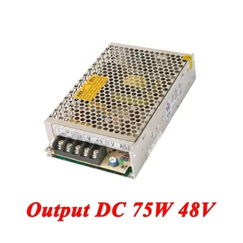 S-75-48 75W 48v 1.5 Jeden Výstup ac-dc prepínanie napájací zdroj pre Led Pásy,AC110V/220V Transformátor DC 48V,led driver SMPS