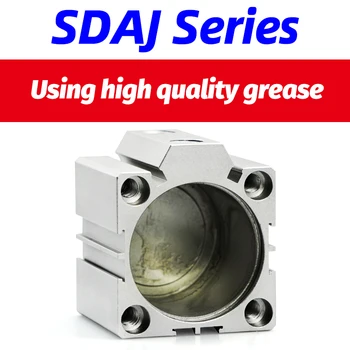 SDAJ vŕtania 20 mm 25 mm SDAJ20X75-50 SDAJ25X50-30 Nastaviteľné kompaktný vzduchu valca zdvih 5 - 100 mm dvojčinné Valca