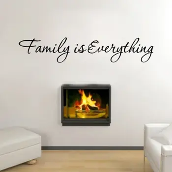 SEKINEW Rodina je Všetko Odnímateľné Home Decor Art Vinyl Citát Samolepky na Stenu Hot 1Pcs Interiéru Vozidla Nálepky