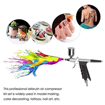 SP166 Profesionálne Spúšť Vzduchu-Skicár Ovládať Airbrush Ideálny pre Kozmetické make-up Model/Telo/Auto Maľovanie