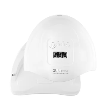 SUNX5 Plus Nechty Gel, UV Lampy, 80W Rýchle Vytvrdnutie na Nechty, Vlasy S LCD Displejom 10/30/60s Časovač Smart UV LED Lampa na Nechty, Manikúra Umenie Nástroj