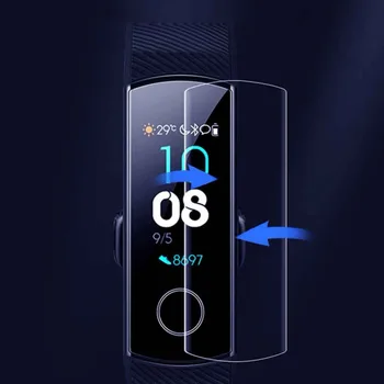 Screen Protector Pre Huawei Honor 4 smart hodinky obrazovke ochrany Edge Anti-scratch Mäkké TPU Full Screen Protector