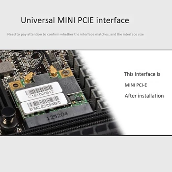 Sieťová Karta 8260AC s Anténou Mini PCI-E 802.11 AC 1200M 2.4 G/5G Dual Band Bluetooth 4.2 pre Win7 Win Win 8 10