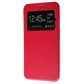 Silikónové book obal pre Samsung A71 5G červená