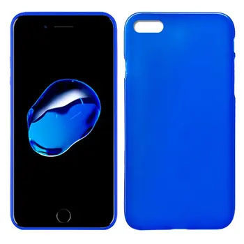 Silikónové puzdro pre iphone 7/iPhone 8 (Modrá, mäkké, shockproof, odolné nečistoty)