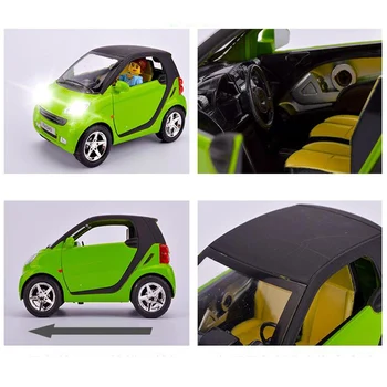 Simulácia Zliatiny Auto Racing Model detské autíčka Vytiahnuť Späť Mini Auto Cartoon So Svetlom Van Deti Chlapec Hračka Darček