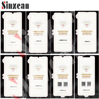 Sinzean 100ks Pre Huawei P30 Pro/P20 lite 3D Úplné Pokrytie Mäkké hydrogel fólia Pre Huawei Mate 20 SPÄŤ na Obrazovku Film