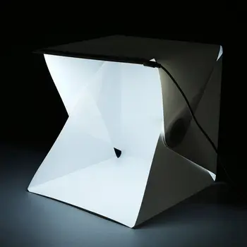 Skladacie Fotografie Studio Box light box Softbox LED Light box pre iPhone, Samsung, HTC Smartphone Digitálneho Fotoaparátu DSLR
