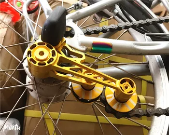 Skladací Bicykel Rám Zadnej Vidlice U-tvarované Pokovovanie Chránič Požičovňa Nálepky Cyklistické Príslušenstvo