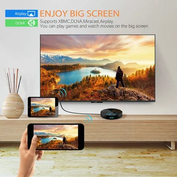 Smart Tv Box Android 10.0 2.4 G/5G Wifi, BT 4.0 Quad Core 4K 1080P Full HD Hk1 Max Set-Top Box Netflix KD Player