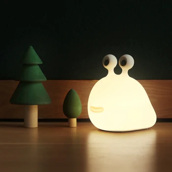 Spací Svetlo Spálňa Nočný Stolík Lampa LED Nočné Svetlo Cartoon Lampa pre Dieťa Dospelých, Spálňa, USB Nabíjateľné Osvetlenie