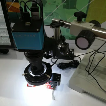 Split Mikroskop Svetelný Zdroj LED Krúžok Typ Nastaviteľné Electron Krúžok Svetlo na Fotografovanie