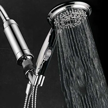 Sprchový Filter - Vysoký Výstupný Showerhead Filter s - Odstraňuje Chlór, Ťažké Kovy, Fluoridy a Iné Sedimenty Vhodné pre Uni