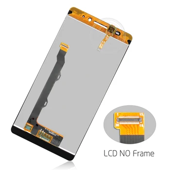 Srjtek pre Lenovo S8 A7600 Full LCD Displej Dotykový Displej Digitalizátorom. Senzor Vonkajšieho Skla S montážou Rámu, 5.5
