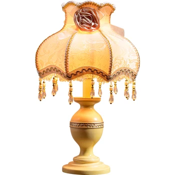 Starožitný Design Obliekanie Lampa Tiffanylamp Zlato Office Home Decor,červený Kvet Dizajnér Stôl, stolná Lampa Vysoký Stupeň