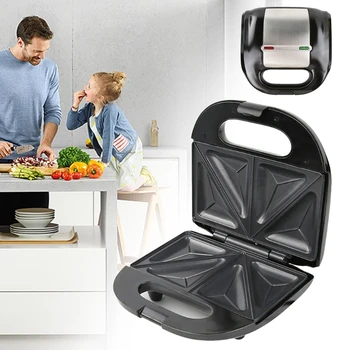 Stebėtų Maker 750W Mini Domáce Vafle sendvičovač Raňajky Pečenie EÚ Plug