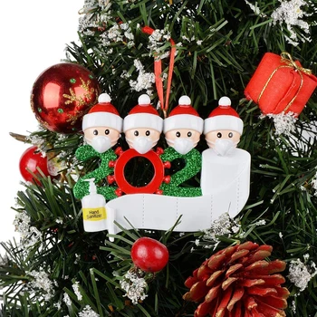Strana Domáce Dekorácie Dodávky Darček Pozostalých Rodinných Vzor Vianočné Prívesok Visí Osobné Meno Ornament Auta