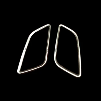 Strih Pre Audi A4L 2017 Predné klimatizácia otvory rám, kryt výbava odvzdušňovací Chrome Nehrdzavejúcej ocele pásy 3D nálepky