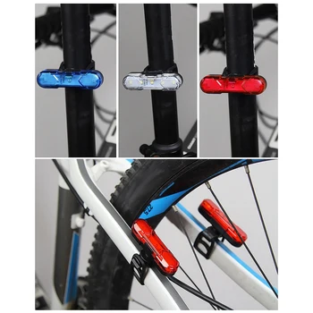 Stropné Svetlá USB Nabíjanie LED Výstražné Svetlá Noc Bicykel Zadné Svetlo na Bicykli Vodotesné zadné Svetlo na Bicykel