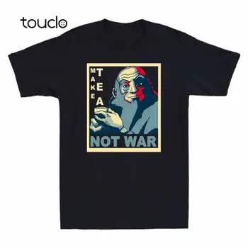 Strýko Iroh Čaj Nie Vojnu Zábavné Grafické pánske T-Shirt Bavlna Black Navy Čaj