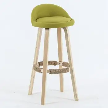 Stôl stoličky moderný minimalistický bar stoličky domov masívneho dreva vysokej stolice módne barové vysokú stoličku na recepcii stoličky