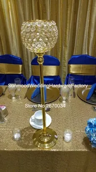Svadobné crystal viesť cesta/sliver kvetina stand/svadobné pilier svietnik na svadobné dekorácie