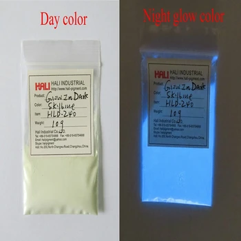 Svetelný prášok,Noctilucent pigmentu žiariť v tme prášok,1lot=10colors,10gram na farbu,celkom 100gram,doprava zdarma.