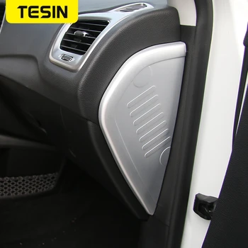 TESIN Auto Styling Panel Panel Nástroja Strane Dekorácie Kryt Výbava List Nálepky vhodné Na Jeep Compass 2017+ Hliníkovej Zliatiny