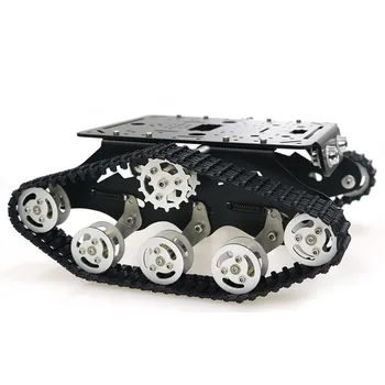 TS300 Šok Absorpcie Robot Nádrž Šasi RC Tank Model Sledované Auto S Dual DC 12V Motor+Plastové Skladieb+závesné Diely