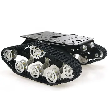 TS300 Šok Absorpcie Robot Nádrž Šasi RC Tank Model Sledované Auto S Dual DC 12V Motor+Plastové Skladieb+závesné Diely