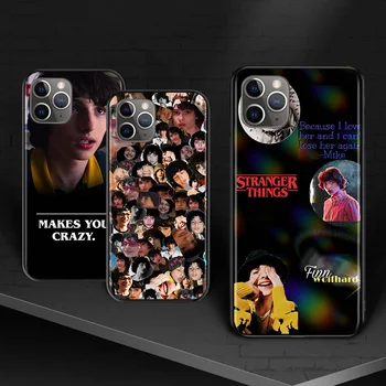 TV Finn Wolfhard Zvláštnejšie Veci Pre Apple iPhone 12 Mini 11 XS Pro Max XR X 8 7 6 6 Plus 5 5S SE 2020 Black Telefón Prípade