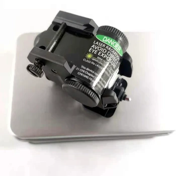 Taktické Glock Mini Downhang Zelený Laser Sight Baterka Zmes Je Vhodná Pre 20 mm Skladby