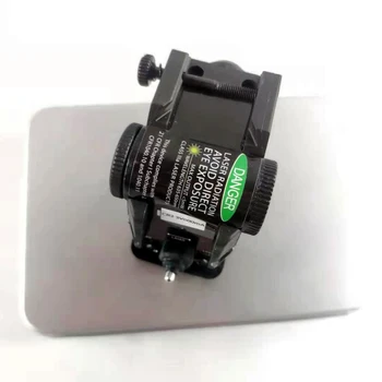 Taktické Glock Mini Downhang Zelený Laser Sight Baterka Zmes Je Vhodná Pre 20 mm Skladby