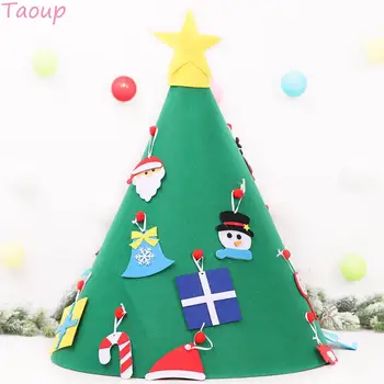 Taoup Cítil Umelý Vianočný Stromček, Hračky DIY Remesiel Kreatívne Puzzle pre Deti Veselé Vianoce Tree Decor pre Domáce Vianočný Strom Deco