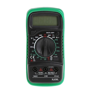 Teplota meradla, Prenosné LCD Digitálny Multimeter Tester XL830L Bez Batérie
