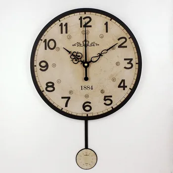 Tichý veľké dekoratívne nástenné hodiny moderný dizajn s retro okrúhle nástenné hodiny domova 12888 hodiny pohybu domov stene hodinky