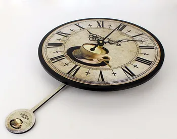 Tichý veľké dekoratívne nástenné hodiny moderný dizajn s retro okrúhle nástenné hodiny domova 12888 hodiny pohybu domov stene hodinky