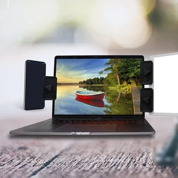 Triple Monitore Klip Strane Notebooku Pripojiť Tablet Telefón sa Pripojí Držiak Držiak pre iPad Multi Sn Podporu 3ks