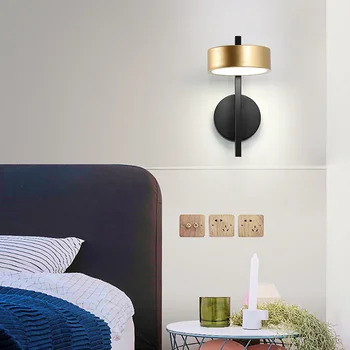 Tvorivé osobnosti nočná lampa moderného svetlo luxusné nástenné svietidlo Nordic jednoduchá obývacia izba TV, skriňa chodba nástenné svietidlo LM412946